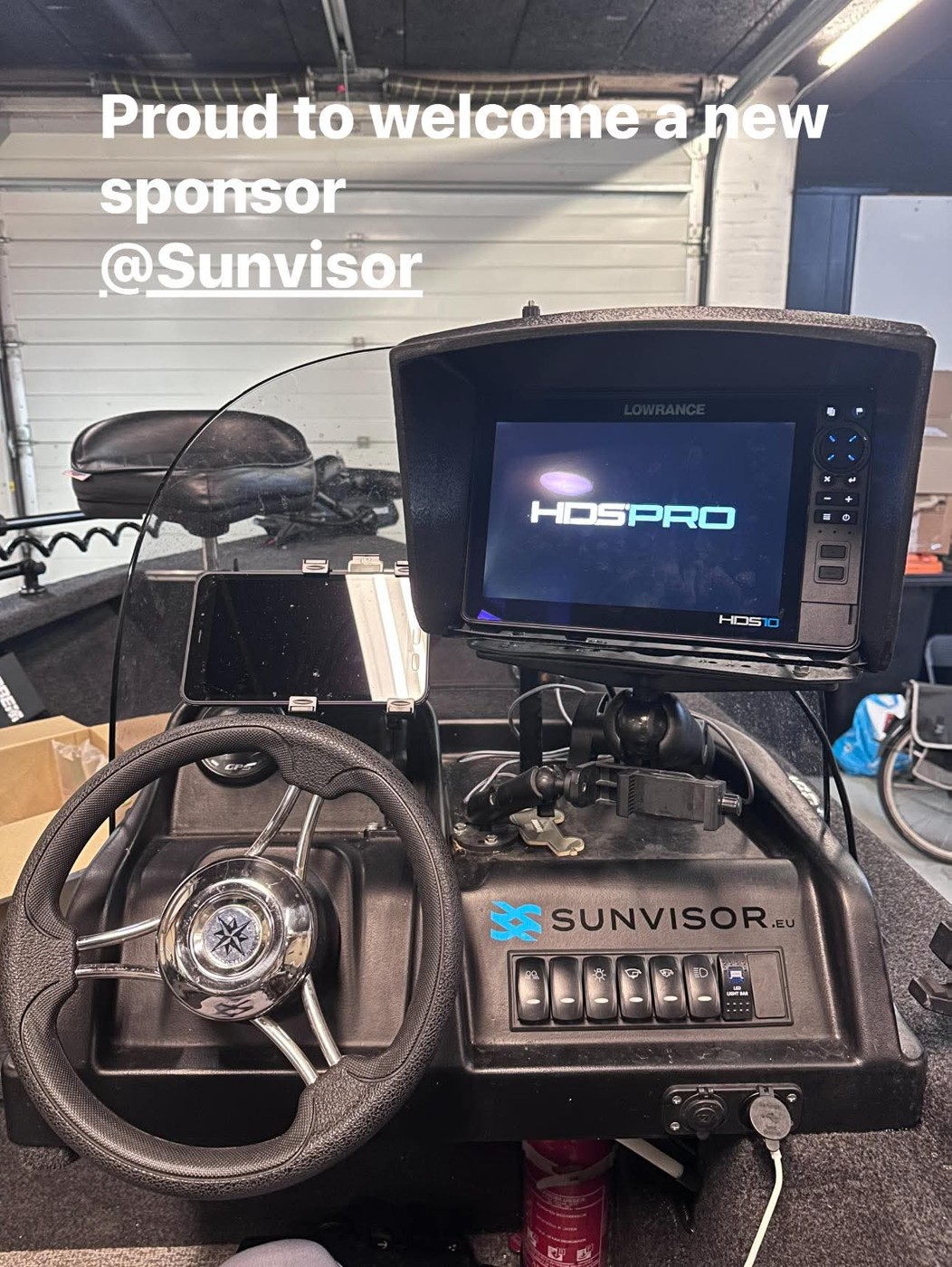 Boat electronics and fishing equipment